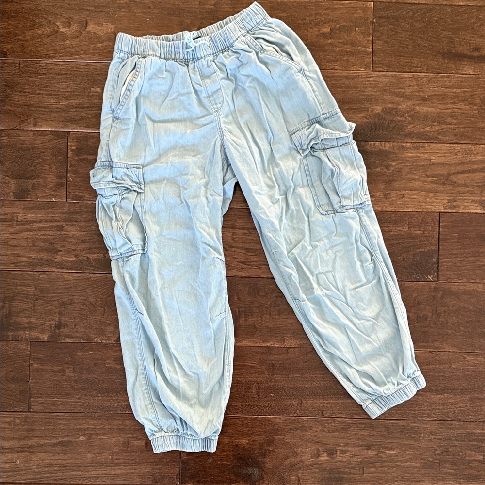 GAP Light Blue Cargo Jogger Pants for Kids